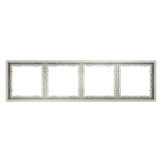 Изображение Рамка пластиковая VOLTUM S70 на 4 поста (кашемир)