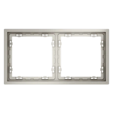 Изображение Рамка пластиковая VOLTUM S70 на 2 поста (кашемир)